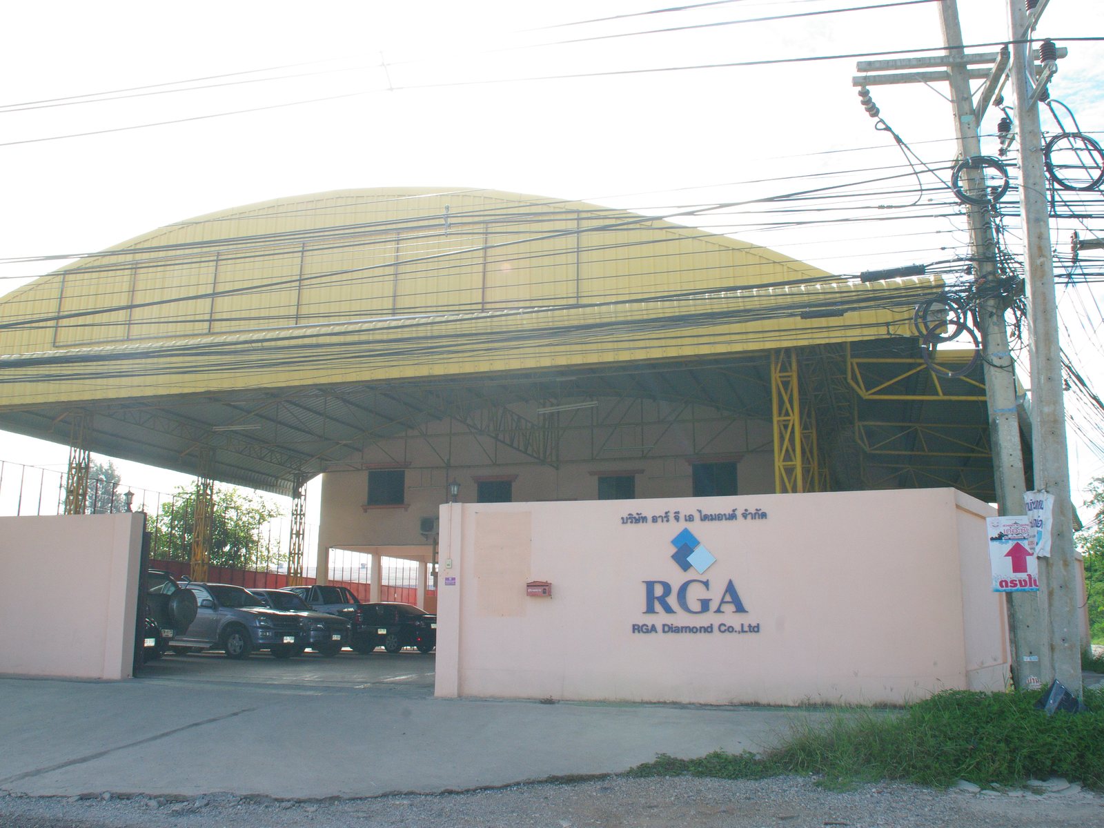 The original RGA Diamond premises in Thailand — the company's first home