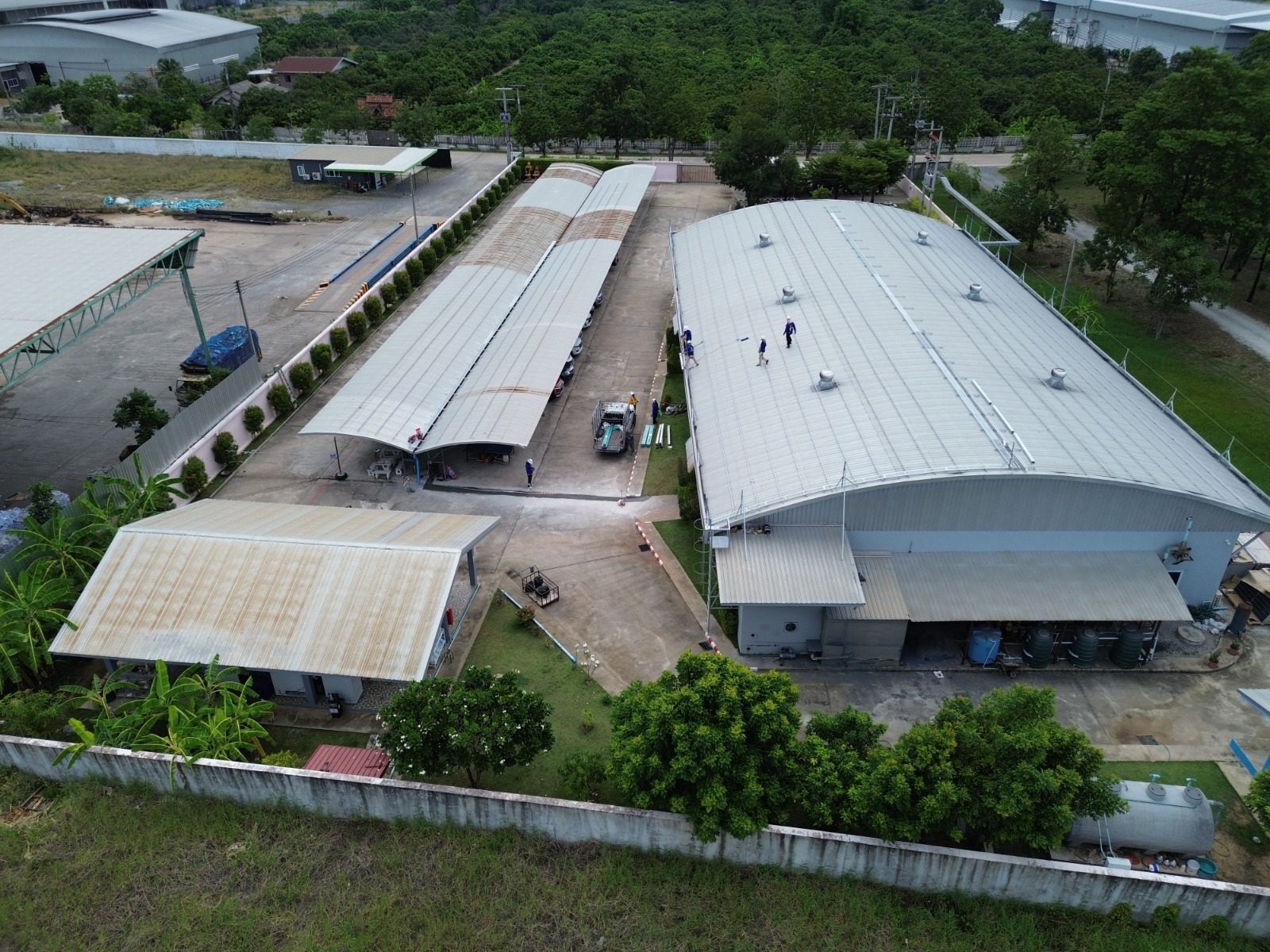 Aerial view of the expanded RGA Diamond factory complex